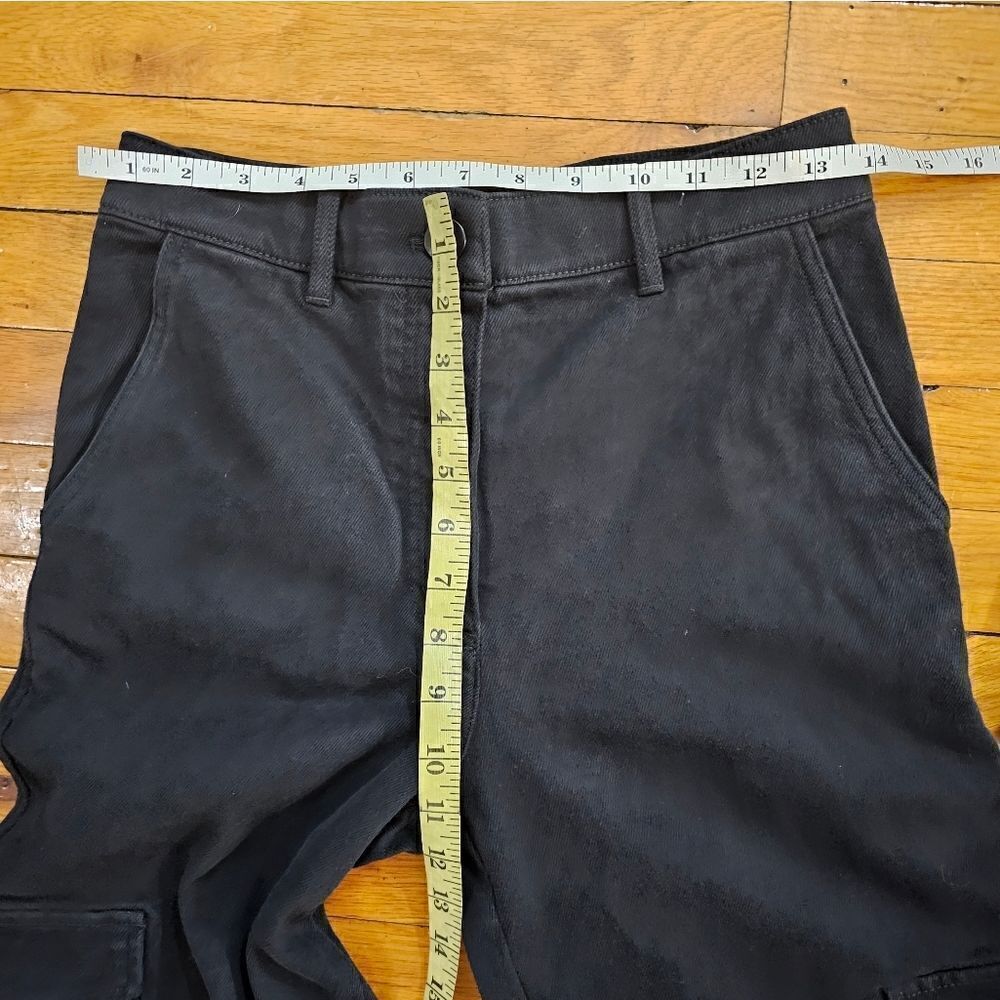 Aritzia Wilfred Free Black Modern Cargo Cotton Blend Utility Pant size 6 - Picture 9 of 12